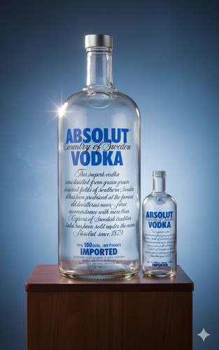 Absolut vodka liter dummy - absolut,