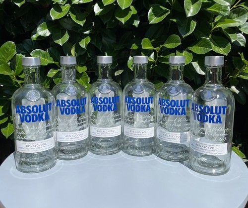 Absolut vodka flaschen - 6x,