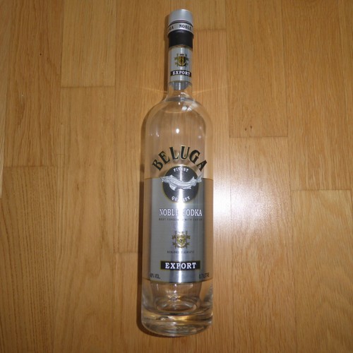 Beluga vodka 75l leere - vodka, 0,75l