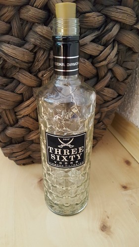 Three sixty vodka - three,