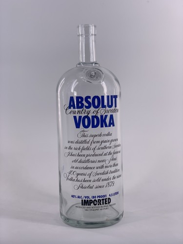 Absolut vodka 3liter leer - vodka,